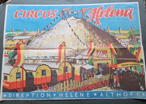 1948 plakat litho circus - 1948,