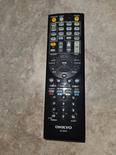 Onkyo 834m receiver - receiver, remote
