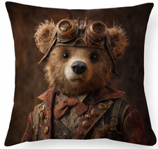 Dekokissen + Füllung Bär