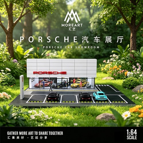 Diorama diecast garage - diorama,