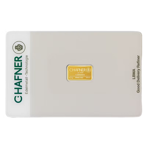 Goldbarren feingold - 0,5, g