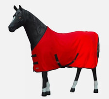 Equigen Fleecedecke Fleecedecken Abschwitzdecke Fleece rot / blau Gr. 155 cm neu