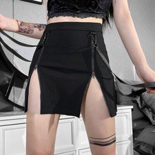 Sexy Damen Minirock Gothic