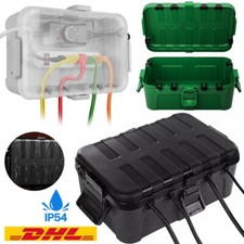 Wasserdicht Kabelbox IP54 Anschlusskasten Außenbereich Elektrobox Kabel Safe Box