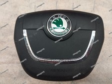 Skoda Fabia Octavia Roomster Airbagabdeckung Neu mit gebrauchten Emblem