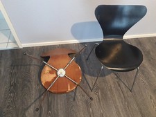 Fritz Hansen 3107 Arne Jacobsen Serie 7 - 2 alte Stühle von 1966 sowie 1973