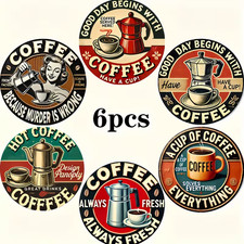 Kaffee untersetzer 6er set - kaffee,
