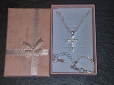 Schöne Kreuzkette 925 Silber