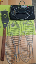 Grillzubehöhr Hähnchenbräter Fischbräter Grillwender Schürze Weber Tramontina 