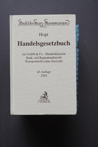 Hopt hgb handelsgesetzbuch - hopt:,