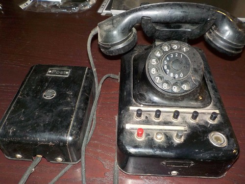 Altes telefon reihenapparat - telefon,,