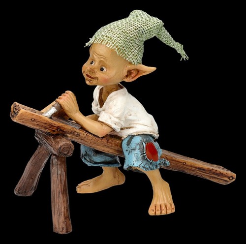 Pixie kobold figur schreiner - kobold,