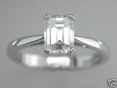 Diamant platin solitär - platin,