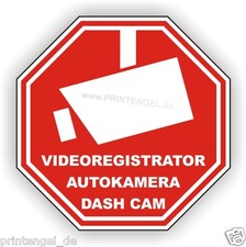 Aufkleber,Videoberwachung,Vide