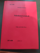 Deutsche Bundesbahn 1972 DV 408 Fahrdienstvorschrift mit Berichtigung 1 und 2