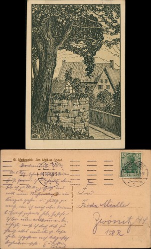 Ansichtskarte soest - ansichtskarte, g