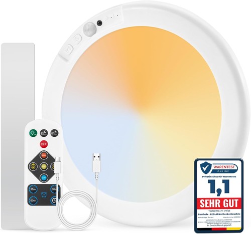 Akku lampe mit bewegungsmelder - akku,