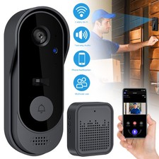 WIFI Türglocken Funkklingel Smart Nachtsicht Doorbell HD Videokamera Türklingel