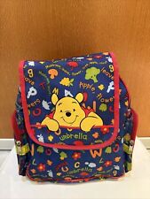 Disney Winnie the Pooh Kinder Rucksack Kindergarten Seitentaschen Reflektoren