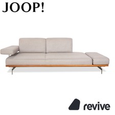 Joop 8106 Stoff Zweisitzer Grau manuelle Funktion Ablage