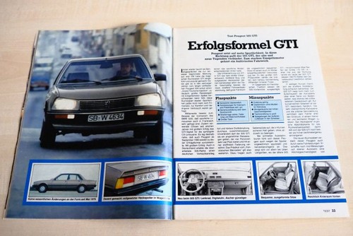 Mot 1984 peugeot 505 - 04/1984,
