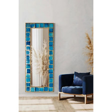 Türkis Keramikfliesenspiegel