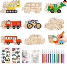 Moosono 40 Stück Auto Holz