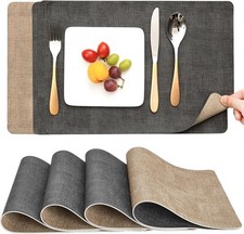 Abwaschbare Tischsets 4er Set