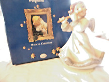 Weihnachtsengel mit Flöte, Spieluhr, Magical Christmas, Göbel, Originalkarton