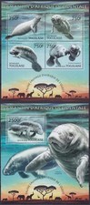 Togo  4841 - 4844 KB + Block 787 (4845) **, Afrikanischer Manati (22 ME)