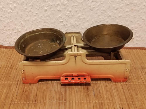 Ddr kinderwaage blechspielzeug - kinderwaage,