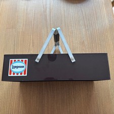 Langnese Korb braun, Eisverkaufskorb , Tablett, Vintage, Retro , Kinokorb, 70er