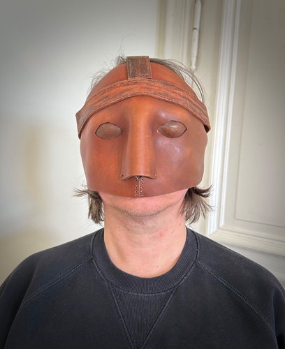 Ledermaske halbmaske maske - ledermaske,