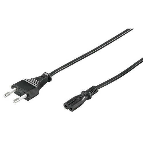 Netzkabel schwarz - 1,8m,