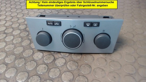 Heizungsbetätigung opel astra - heizungsbetätigung,