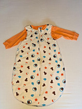 2 teiliger Winterschlafsack, 70 cm, das Innenteil mit langen Ärmeln