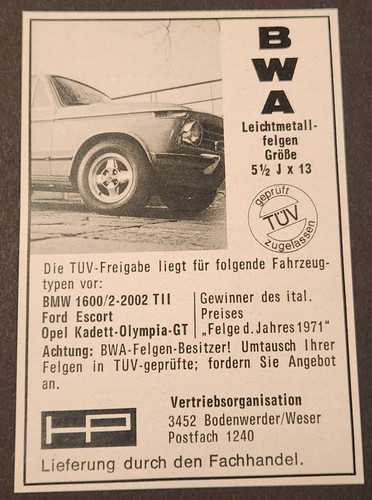 Bwa leichtmetall felgen - 71.,