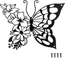 Metall Wanddeko Schwarze