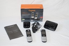 Gigaset C430A Duo Schnurloses Analog DECT Telefon - Silber/Schwarz