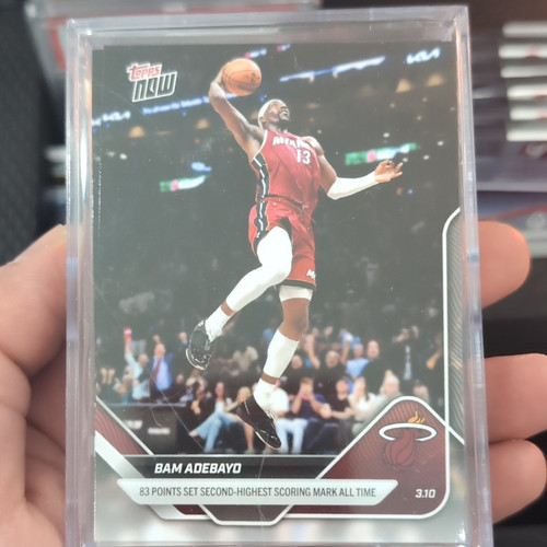 Topps now 2025 bam - topps, adebayo