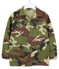 Feitong Jacke Damen M Geknöpft Polo Kragen Tarnfarbe Leicht