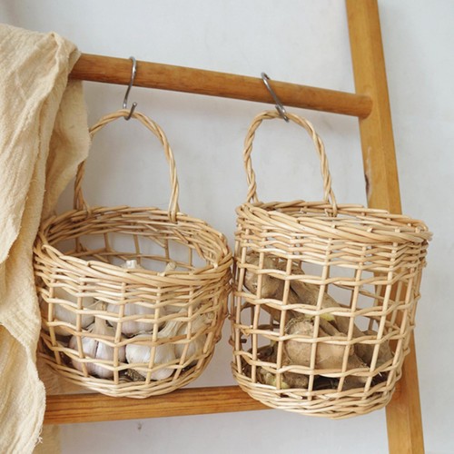 Wandhängender zwiebelkorb - wandhängender,