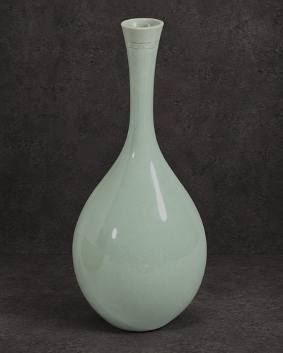 Seladon vase wohl korea - seladon-vase,