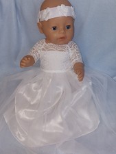 Brautkleid Taufkleid Baby Born