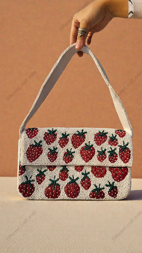 Handgefertigte clutch mit - clutch,