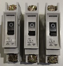 Siemens Sicherungsautomaten L16A / 3 Stück