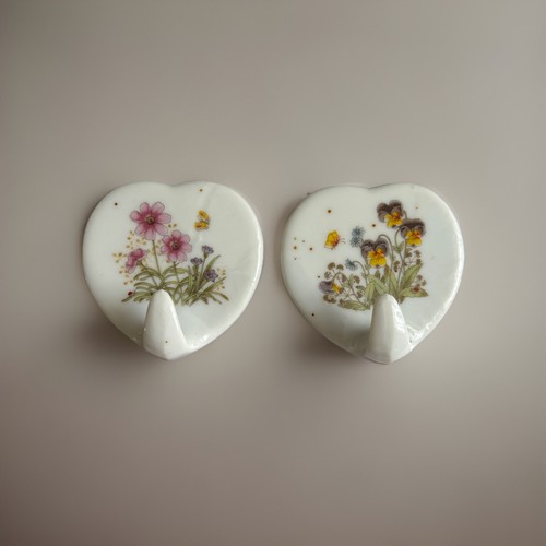2xporzellan wandhaken vintage - 2xporzellan,