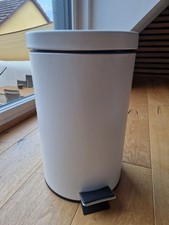 KELA Treteimer Abfallsammler Cornell 12 Liter matt weiß Windeleimer