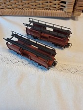 Modelleisenbahn H0   2 x DB  Güterwagen Autotransport von Märklin