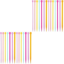  2 PCS Kurze Stricknadeln